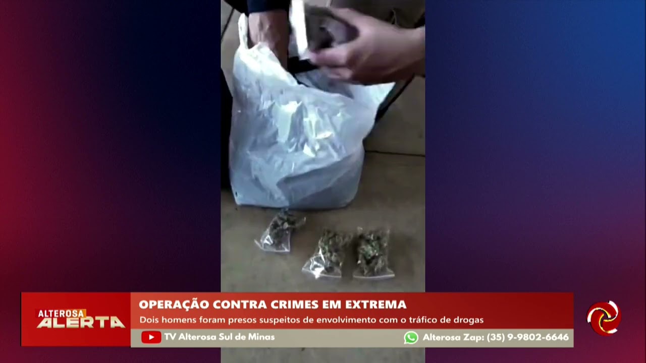 Operação combate tráfico de drogas em Extrema