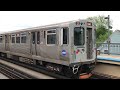 Cta Brown Line Loop Bound Train Damen