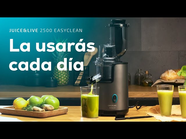 Entsafter Cecotec Juice&Live 2500 EasyClean Schwarz 200W BPA-frei XL-Einfüllöffnung video
