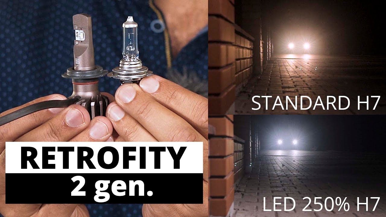 Retrofity LED (nowa generacja) - dystans się zwiększył