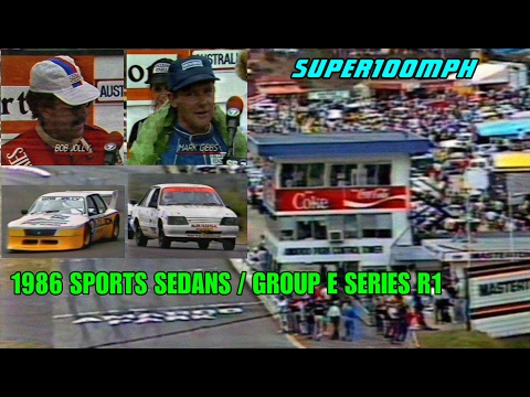 1986 SPORTS SEDANS / GROUP E Series R1 Amaroo Park