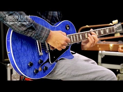 Gibson ES-Les Paul Semi-Hollow Electric Guitar - Blue Stain