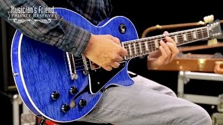Video thumbnail for Gibson ES-Les Paul Semi-Hollow Electric Guitar - Blue Stain by Musician's Friend