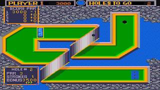 Mini Golf M.A.M.E. 0.189 Arcade Gameplay - Hole-in-One