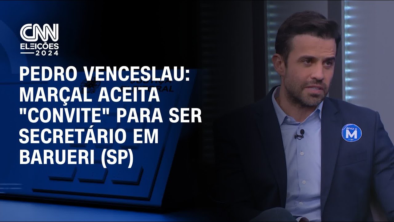 Pedro Venceslau: Marçal aceita “convite” para ser secretário em Barueri (SP)| CNN 360º