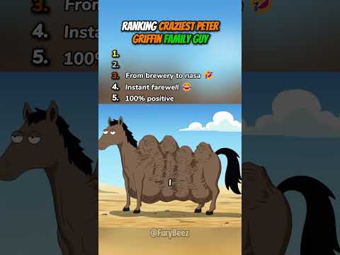 Ranking Craziest Peter Griffin in Family Guy 🤣