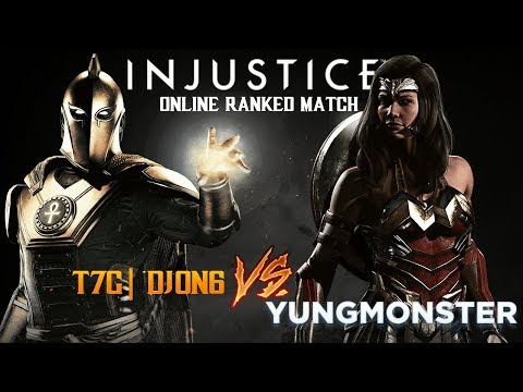 Yungmonster (Wonder Woman) Vs T7G | DjOn6 (Dr fate) Online Ranked Match