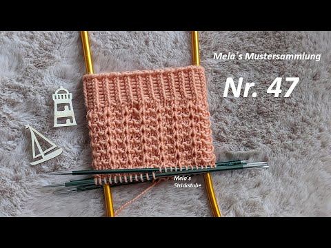 Sockenmuster Nr. 47 - Muster in Runden stricken / knitting sock pattern