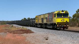Trains in Western Australia: Chasing a Loaded Iron Ore Train Through the Midwest