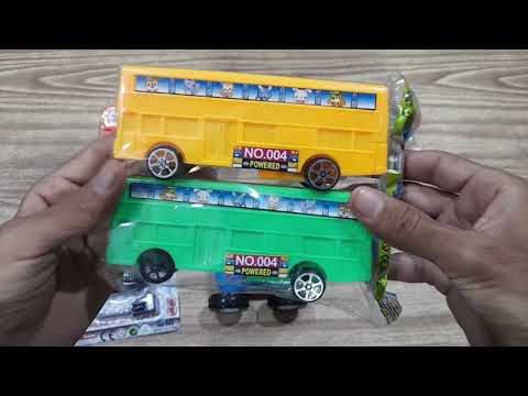 Long Bus 004, Hot wheel Spiderman truck  4×4 and key cars toys