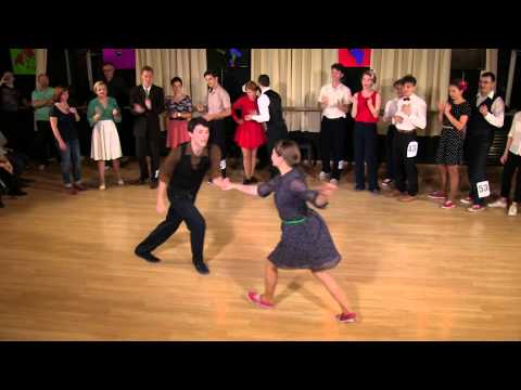 Middle Tempo Part of Lindy Hop Advanced Final Jam at Sultans of Swing 2014