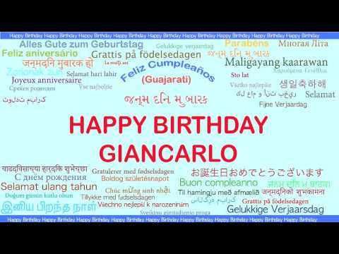 Giancarlo   Languages Idiomas - Happy Birthday