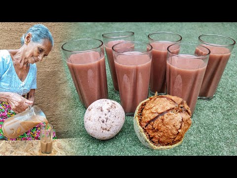 Wood Apple Juice with Coconut Milk