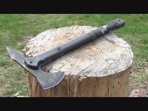 Cold Steel Trench Hawk Throwing