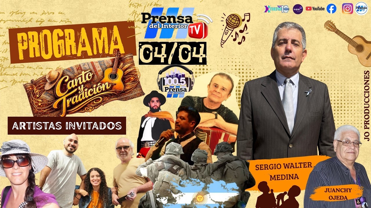 "Canto y Tradición": 19 años difundiendo el folklore desde Villa Mercedes -Sábado 04 de Abril 2026