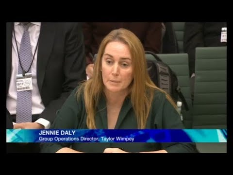 Leasehold Scandal - Jennie Daly, Group Operations Director, Taylor Wimpey - Select Committee Inquiry