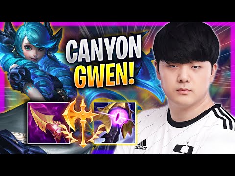 CANYON CRAZY NEW META GWEN JUNGLE! - DK Canyon Plays Gwen JUNGLE vs Viego! | Season 2023