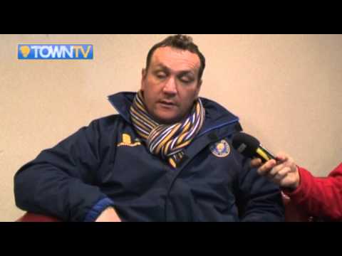 Micky Mellon pre Accrington Stanley away 14/15 - Town TV
