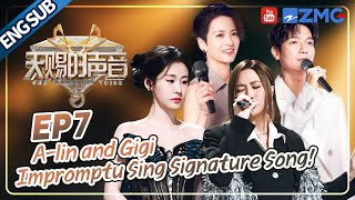 Download lagu [ ENGSUB ]A-lin and Gigi Impromptu Sing Their Signature Song!#thetreasuredvoice EP7 FULL mp3