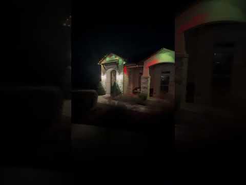 Permanent Lighting On Beautiful Texas Home