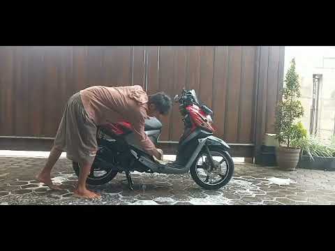 Vlog!!tutorial cuci motor sendiri mudah dan cepat ga prlu ribet