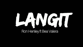 Langit - Ron Henley ft. Bea Valera (Lyrics) |AppleMusicLyriko