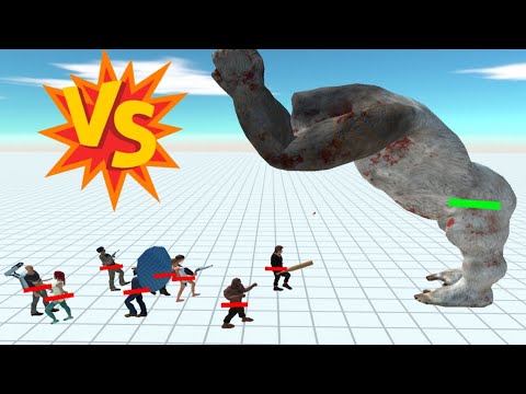 ARBS mobile Goro VS every human unit. | Animal Revolt Battle Simulator