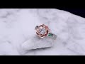 video - Mokume Rose Blossom Engagement Ring