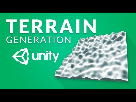 GENERATING TERRAIN in Unity Procedural Generation Tutorial