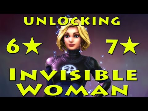 MARVEL Strike Force: Unlocking Invisible Woman 6 & 7 Star