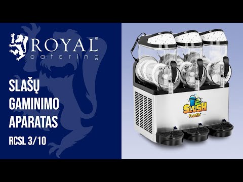 vaizdo įrašas - Slašų gaminimo aparatas - 3 x 12 l - LED