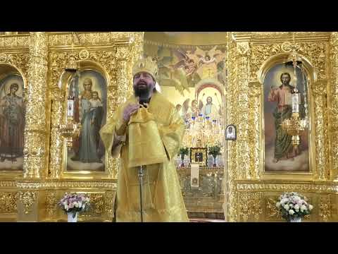 Încheierea Sfintei Liturghii și predica PS Siluan - Mănăstirea din Bănceni