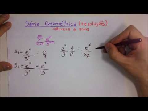 Séries Geométricas - 1 exercício - 8/13