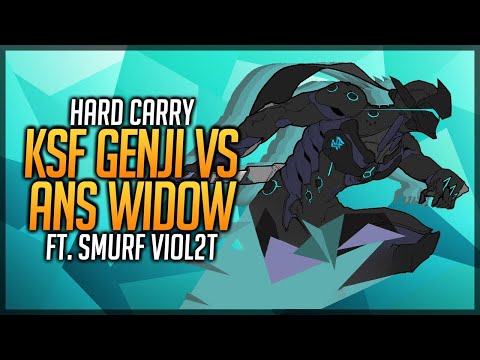 KSF Insane Genji VS Widow ANS smurf Viol2t - Stacked Overwatch League Game