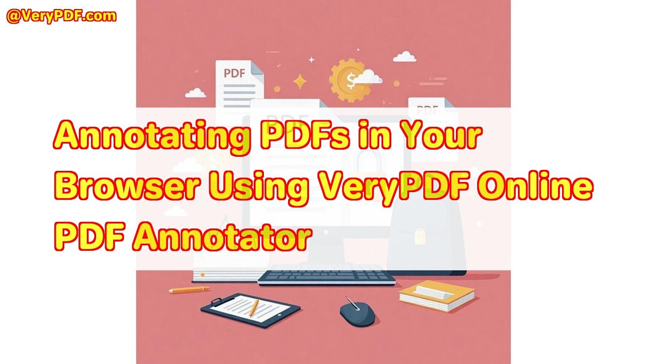 Annotating PDFs in Your Browser Using VeryPDF Online PDF Annotator