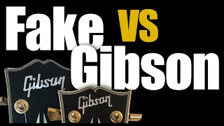 Video thumbnail for Fake Gibson Les Paul Custom VS Real Gibson Les Paul Custom by Short Reviews