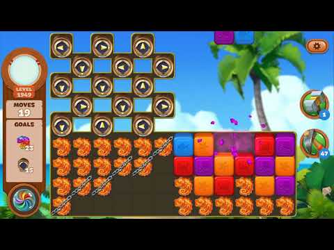 Lost Island Blast Adventure Level 1949 NO BOOSTERS - A S GAMING ✔️