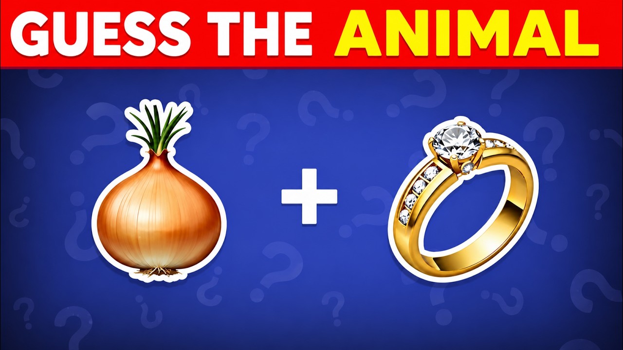 Guess The Animal By Emojis 🐯🐶 Can You Guess The Animal By Emoji |  Emoji Quiz