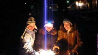 preview picture of video 'New Year in Enonkoski, Suomi, Finland 2009'