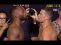 Leon Edwards vs. Nate Diaz UFC 263 Weigh-In Staredown - MMA Fighting