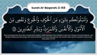 Download lagu U1L1 Tilawah Al-Quran Surah al-Baqarah: 2: 155-156 mp3