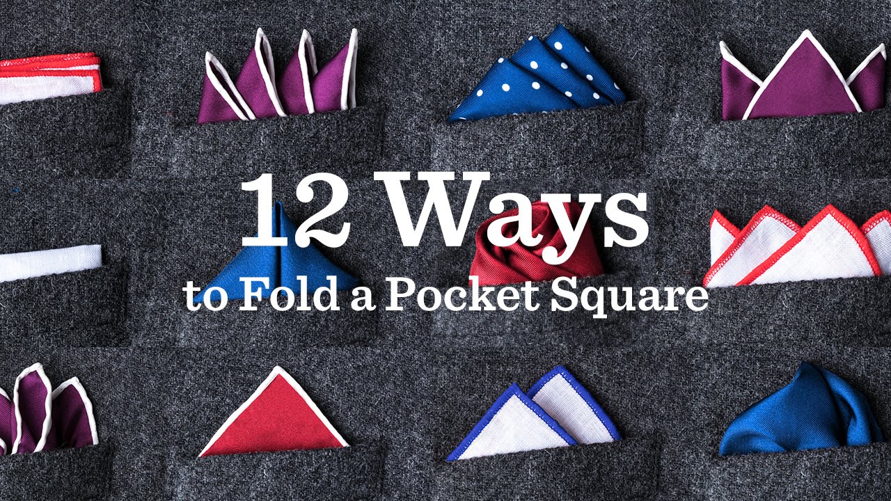 How to Fold Pocket Square for Wedding