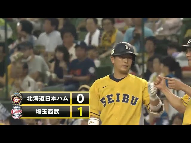 【2回裏】ライオンズ・岡田の2試合連続タイムリーで先制!! 2015/7/26 L-F