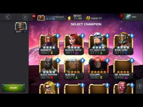 3* Starlord vs 4* Ms. Marvel (Socerplayr72)