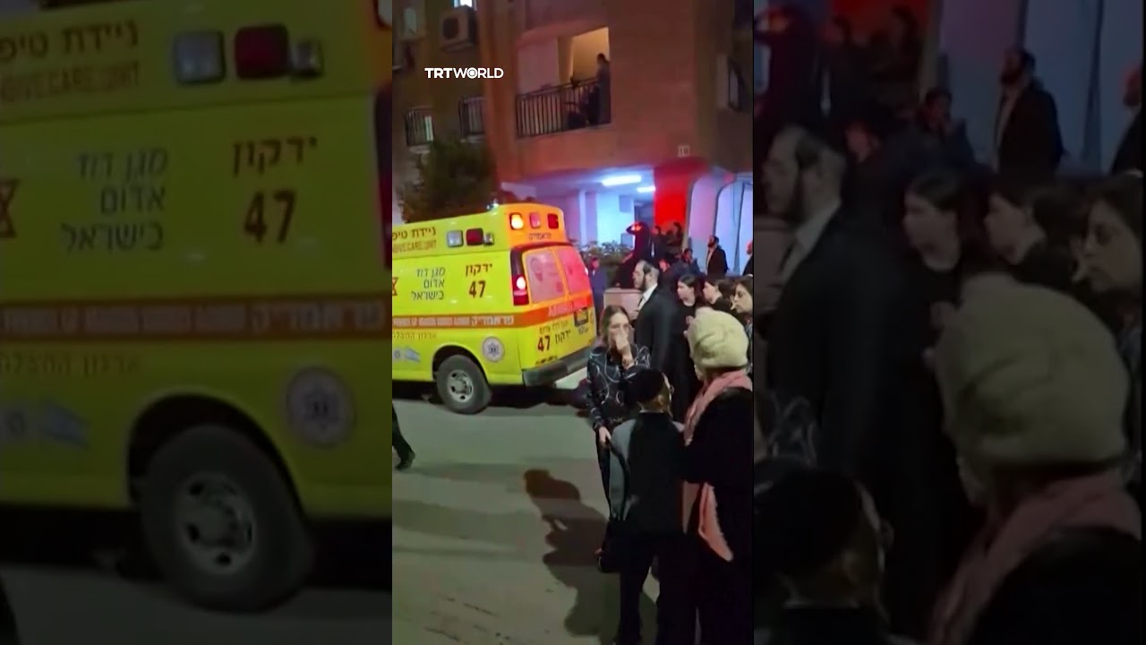 Video | Commotion erupts in Israel's Bnei Brak following barrage of Iranian strikes
