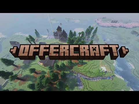 Обложка видео-обзора для сервера OfferCraft