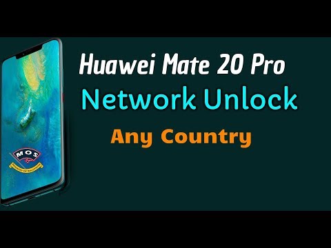 Huawei Mate 20 Pro Network unlock EE, O2, Orange, Vodafone, TIM, 3g,bouygues