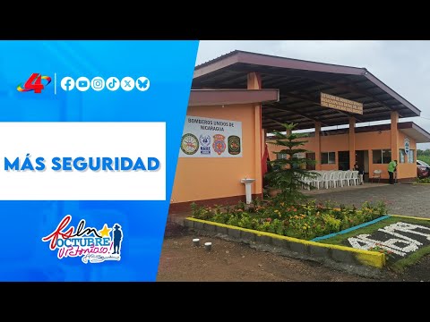 San Rafael del Sur: nueva estación de bomberos 🚒 refuerza seguridad y respuesta a emergencias