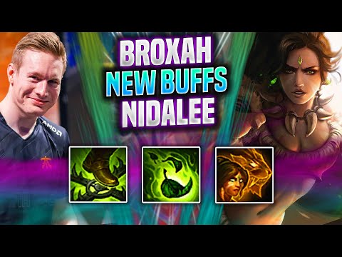 BROXAH IS A GOD WITH NIDALEE NEW BUFFS! - Broxah Plays Nidalee Jungle vs Lillia! | Season 2022