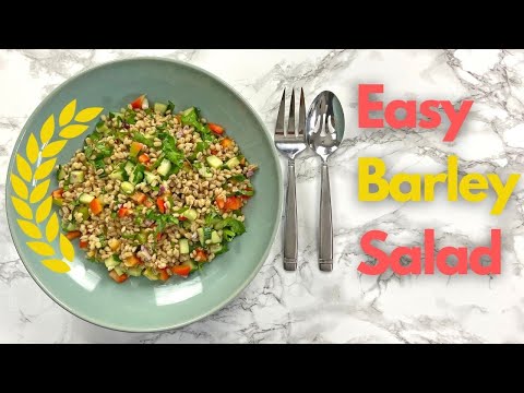 Barley Salad Recipe | Healthy Salad Recipe | Easy & Tasty Barley | How to Cook Barley | Vegan Barley